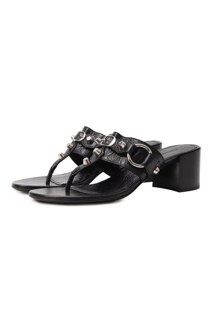 Женские кожаные мюли city 50 BALENCIAGA, арт. 828013/WAD4Y