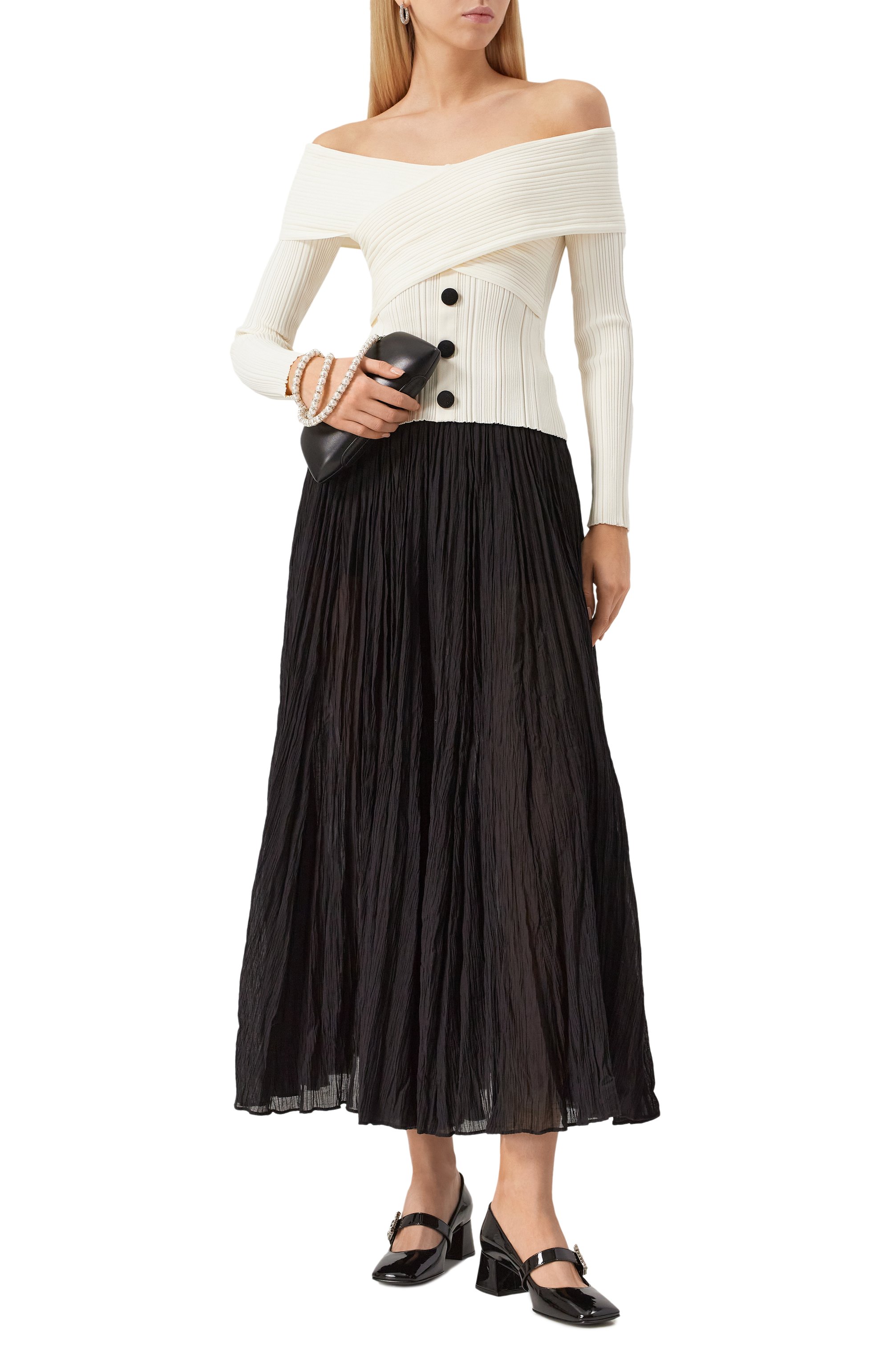 Кожаные туфли sr twenty buckle SERGIO ROSSI черного цвета по цене 99500 руб., арт. B07400-MVIV01, фото 2 Кожаные туфли sr twenty buckle SERGIO ROSSI, арт. B07400-MVIV01, фото 2