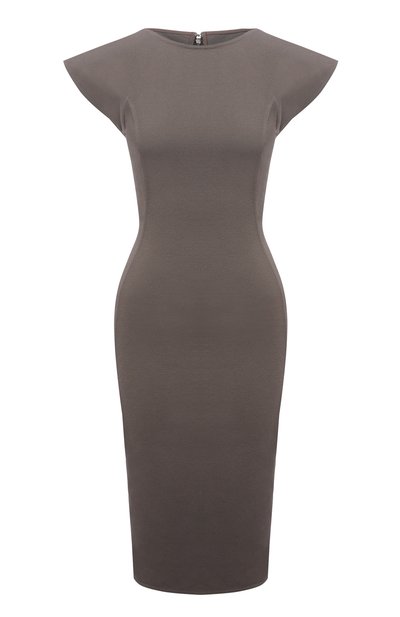 Женское платье из хлопка и вискозы RICK OWENS, арт. RP02A7525/GG