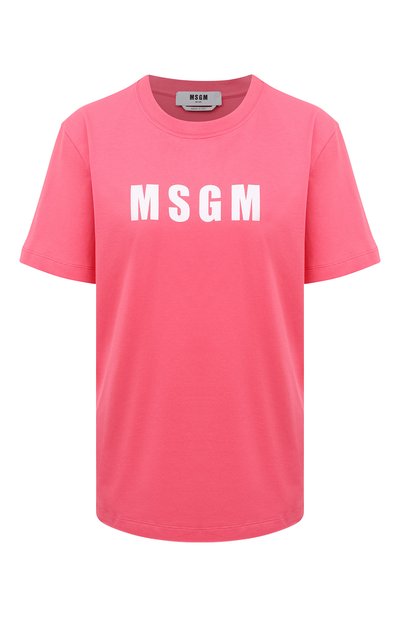 Женская хлопковая футболка MSGM, арт. 3441MDM200 237002