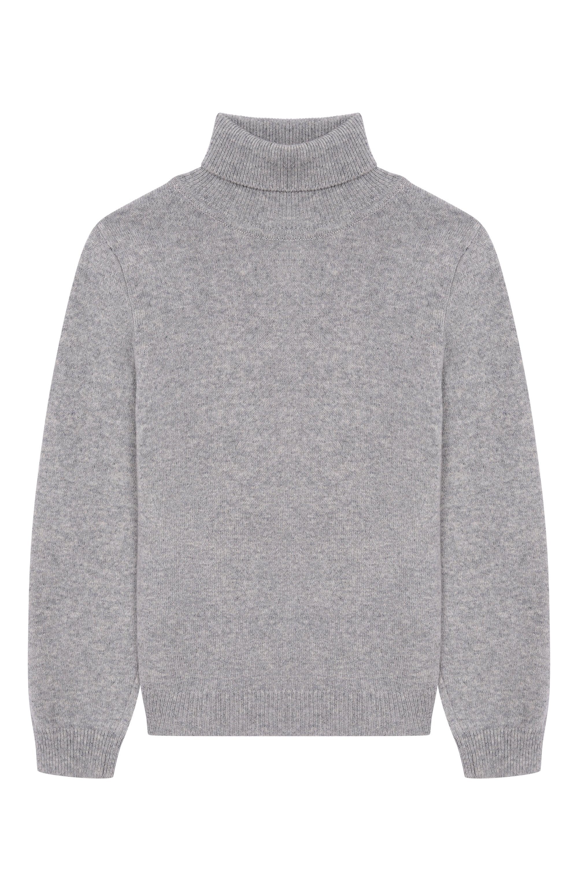 Кашемировая водолазка WOOL AND COTTON серого цвета по цене 16220 руб., арт. KRUSV-621, фото 1 Кашемировая водолазка WOOL AND COTTON, арт. KRUSV-621, фото 1