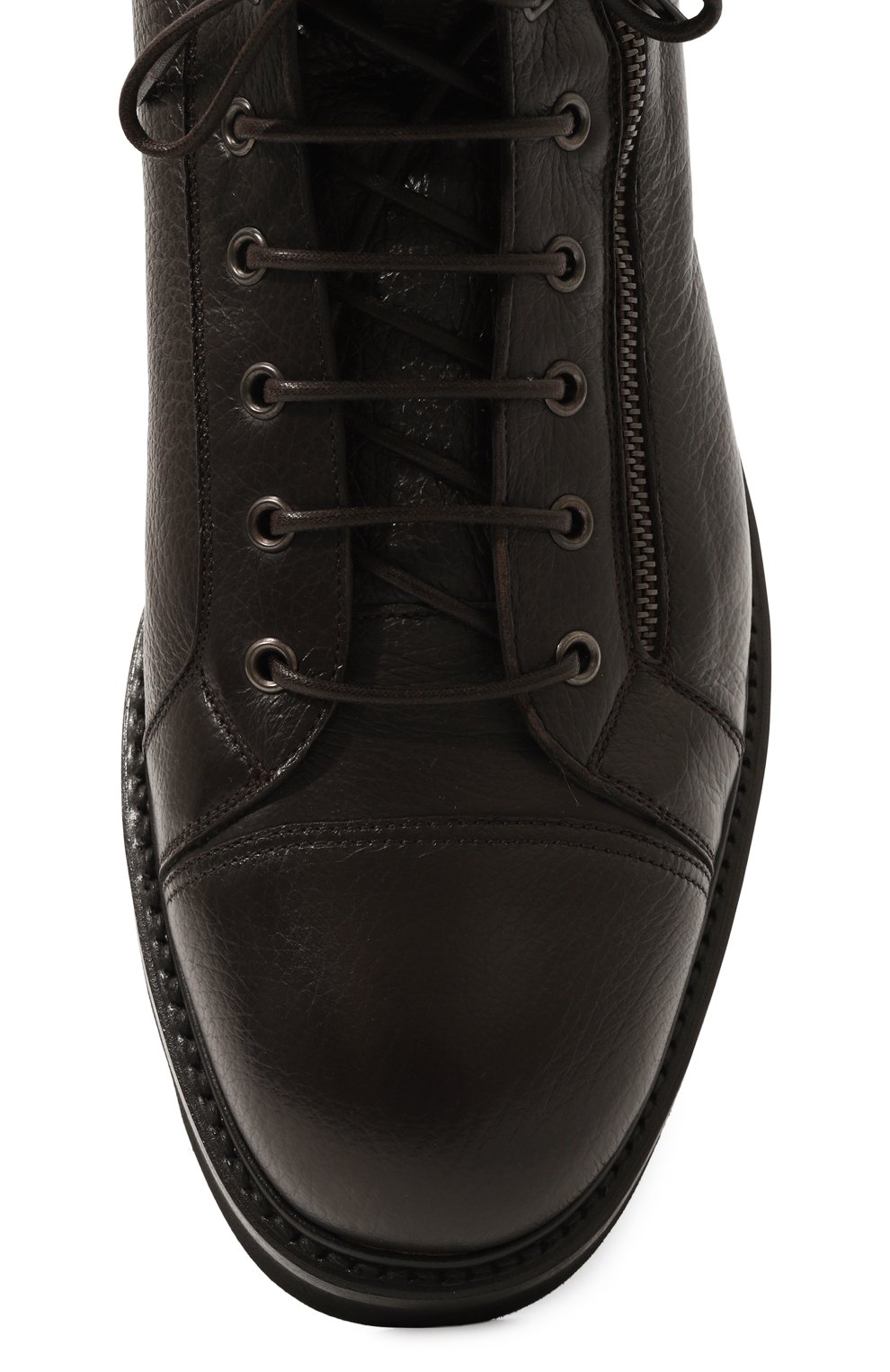 Кожаные ботинки W.GIBBS, арт. 0672001/CERV0 VACCHETTA FUR, фото 6