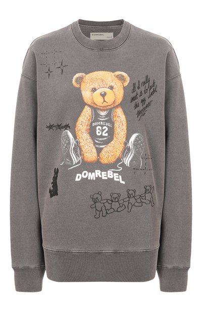 Женский хлопковый свитшот DOMREBEL, арт. PLAY SKETCH/SWEATSHIRT