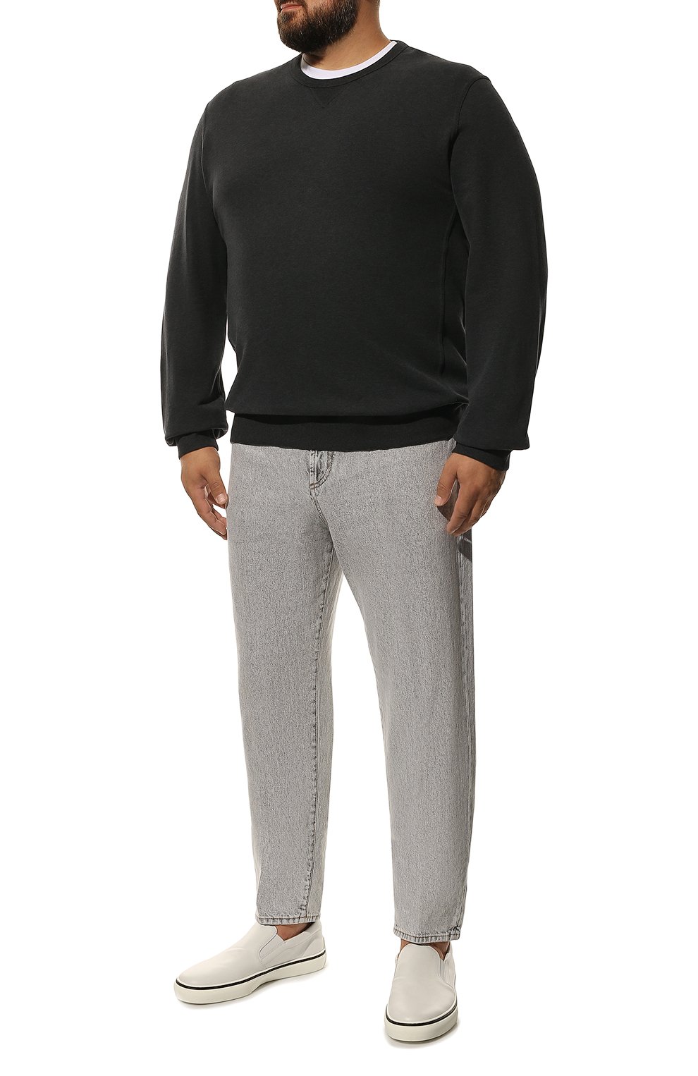 Хлопковый свитшот BRUNELLO CUCINELLI, арт. MTU149073W, фото 2