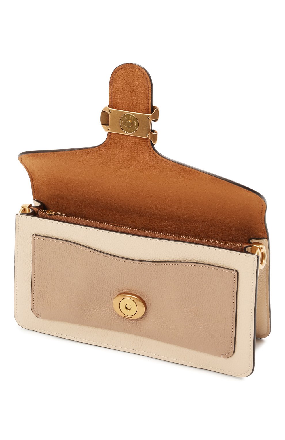 Сумка tabby small COACH бежевого цвета по цене 59400 руб., арт. 76105, фото 4 Сумка tabby small COACH, арт. 76105, фото 4