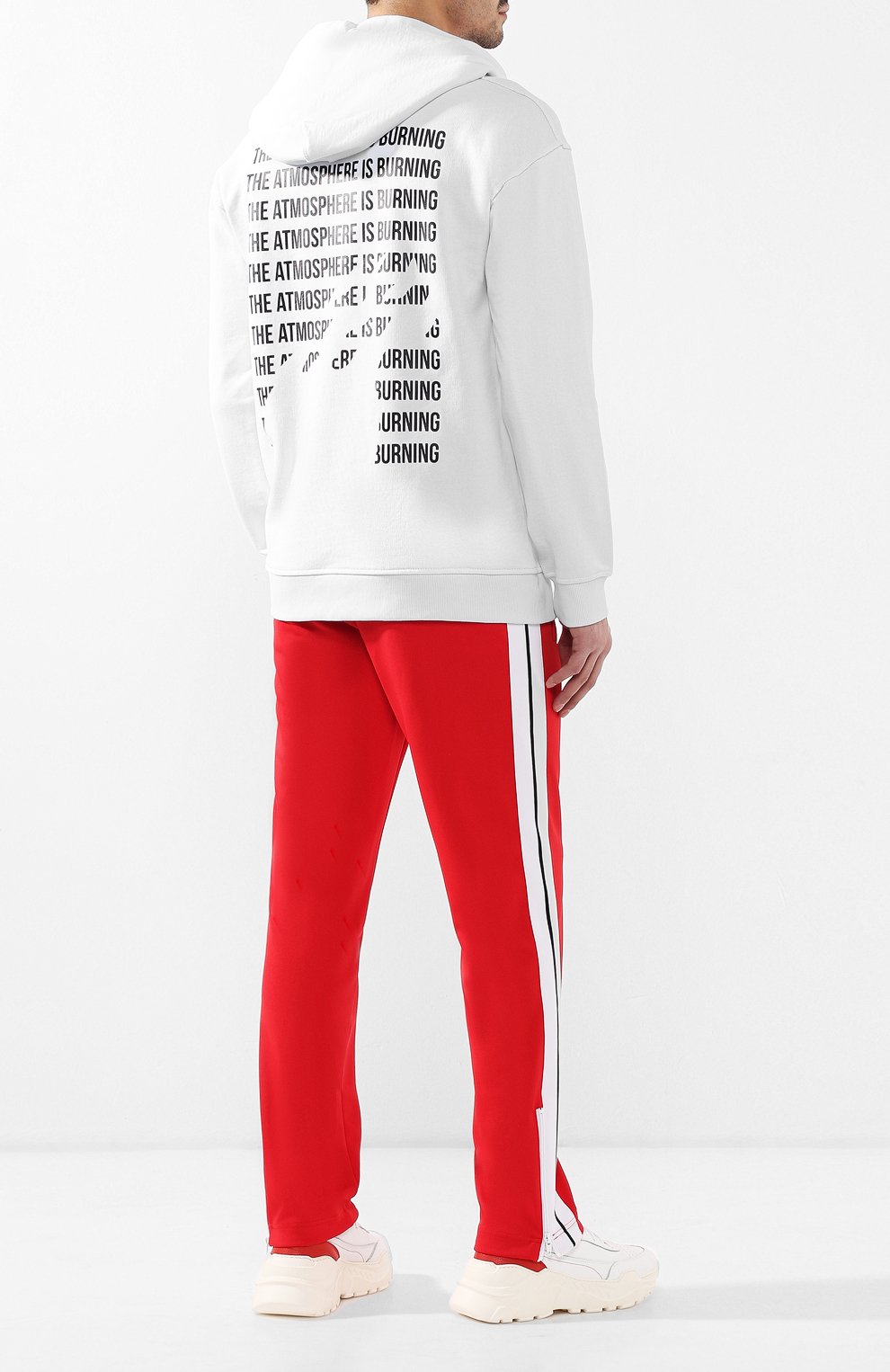 Хлопковое худи PRAY FOR US, арт. BRH-02 WHITE, фото 2