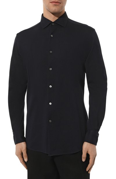 Хлопковая рубашка ZEGNA, арт. UBX18A5/SRF5, фото 3