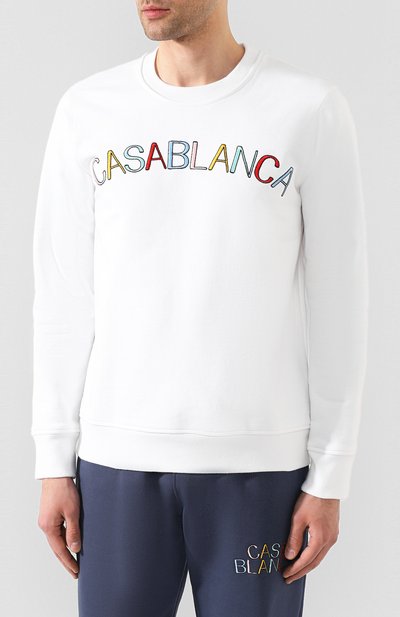 Хлопковый свитшот CASABLANCA, арт. MS20-JTP-001 CASA ARCH L0G0, фото 3