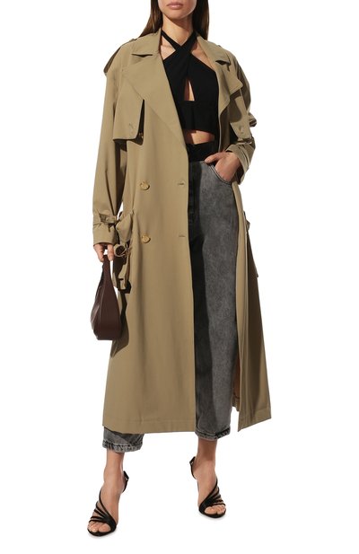 Джинсы ULYANA SERGEENKO серого цвета по цене 120000 руб., арт. PNT005SS21Denim 0030дж, фото 2 Джинсы ULYANA SERGEENKO, арт. PNT005SS21Denim 0030дж, фото 2
