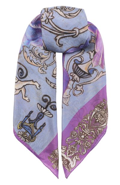 Женский шелковый платок ренессанс GOURJI, арт. 91166637/6255172