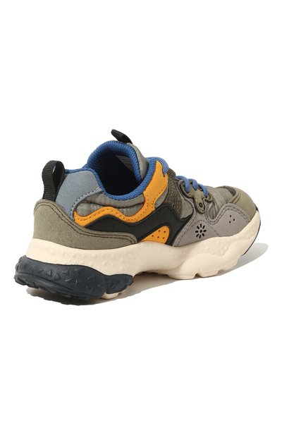 Кроссовки FLOWER MOUNTAIN хаки цвета по цене 12300 руб., арт. 0012015497.01, фото 3 Кроссовки FLOWER MOUNTAIN, арт. 0012015497.01, фото 3