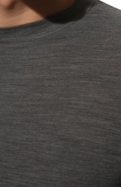 Мужская шерстяной лонгслив NORVEG серого цвета, арт. 15SM1RLRU-014 | Фото 5 (Материал внешний: Шерсть; Рукава: Длинные; Кросс-КТ: домашняя одежда; Длина (для топов): Удлиненные; Материал сплава: Проставлено; Нос: Не проставлено; Драгоценные камни: Проставлено)