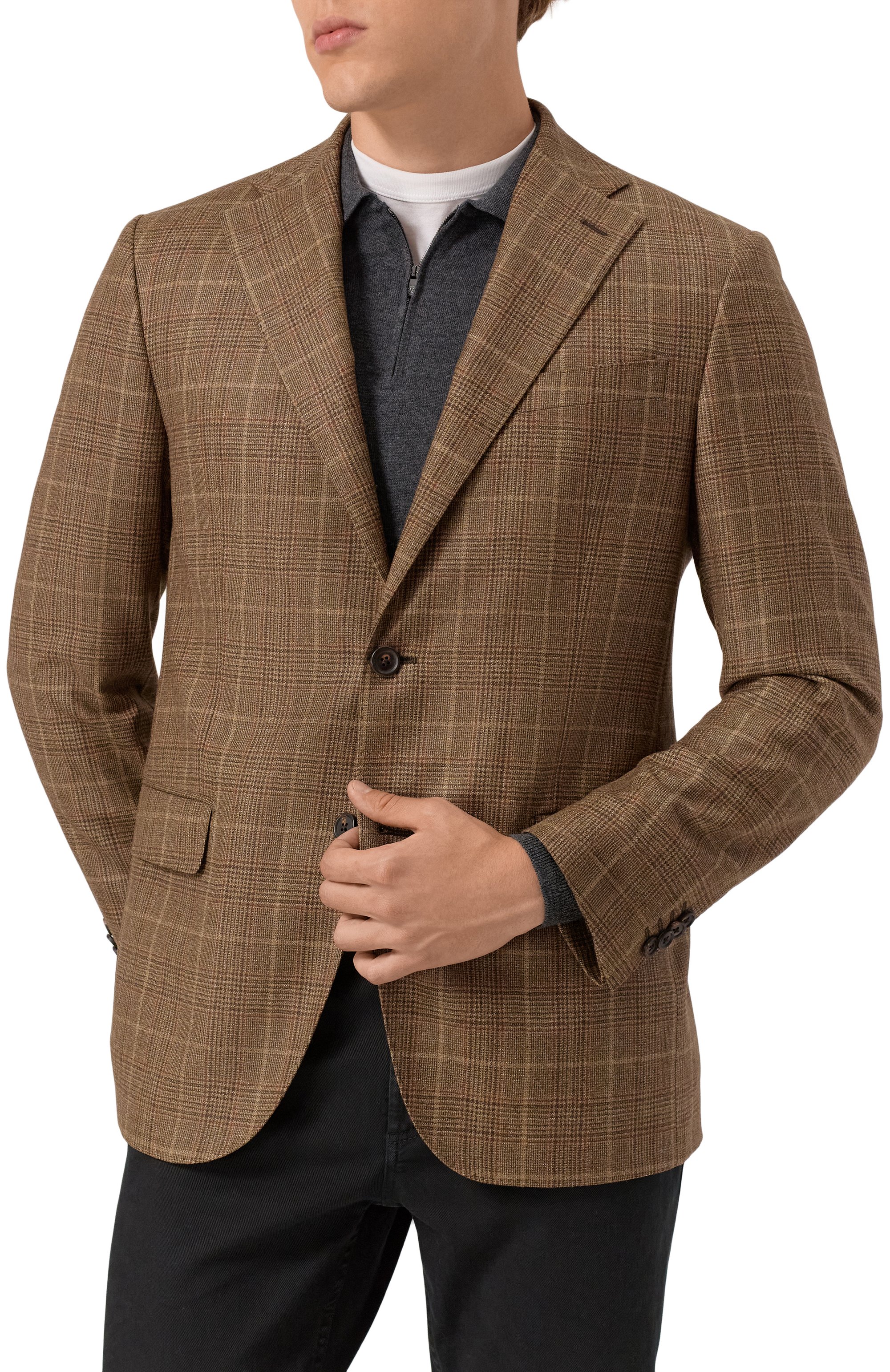 Шерстяной пиджак CORNELIANI, арт. 266008-2616309, фото 4