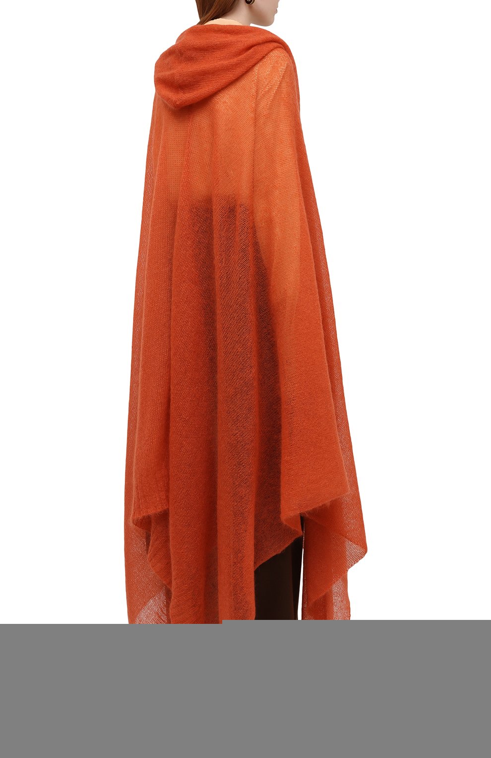 Накидка FREEAGE оранжевого цвета по цене 35000 руб., арт. W22.SC003.5080.359, фото 4 Накидка FREEAGE, арт. W22.SC003.5080.359, фото 4