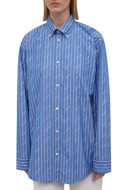 Хлопковая рубашка BALENCIAGA, арт. 658956/TGLB9, фото 3
