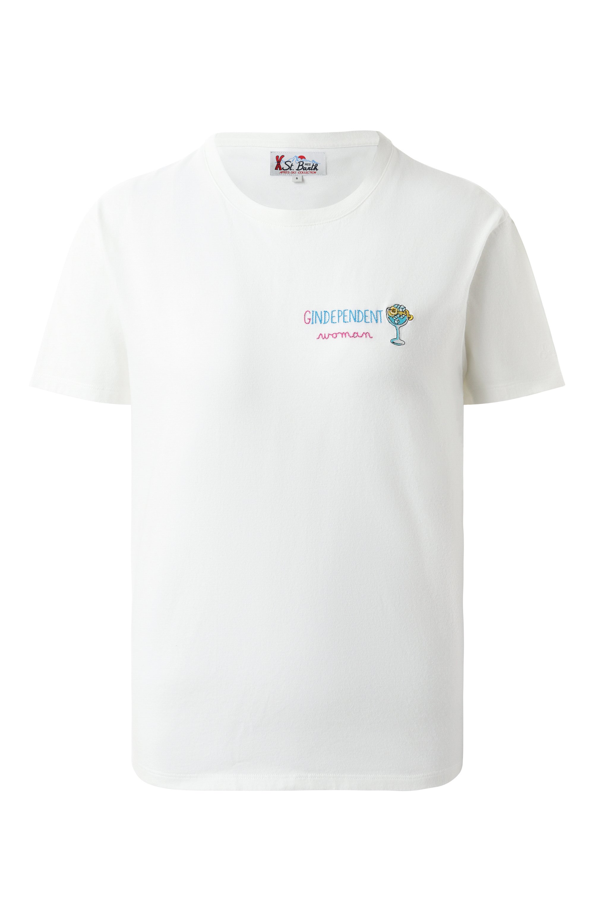 Хлопковая футболка MC2 SAINT BARTH, арт. EMILIE W/04268G, фото 1