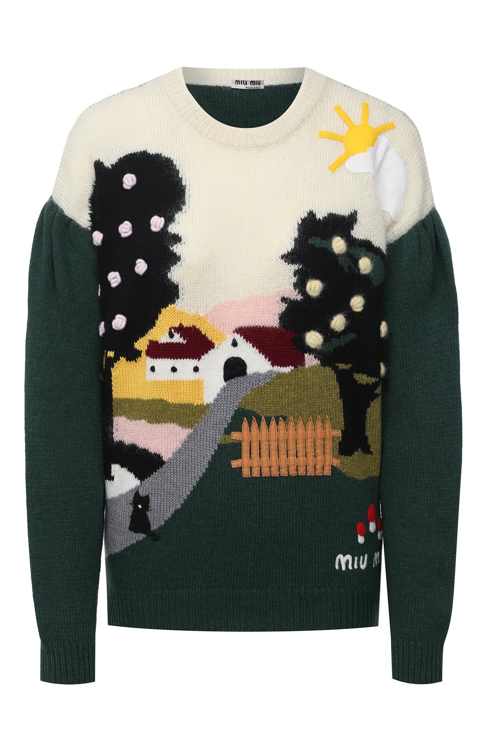 Шерстяной свитер MIU MIU, арт. MML393-1XI4-F0422, фото 1