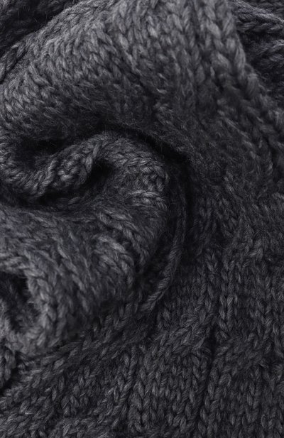 Шарф COCCINELLE серого цвета по цене 13650 руб., арт. E7 TRV 31 01 01, фото 3 Шарф COCCINELLE, арт. E7 TRV 31 01 01, фото 3