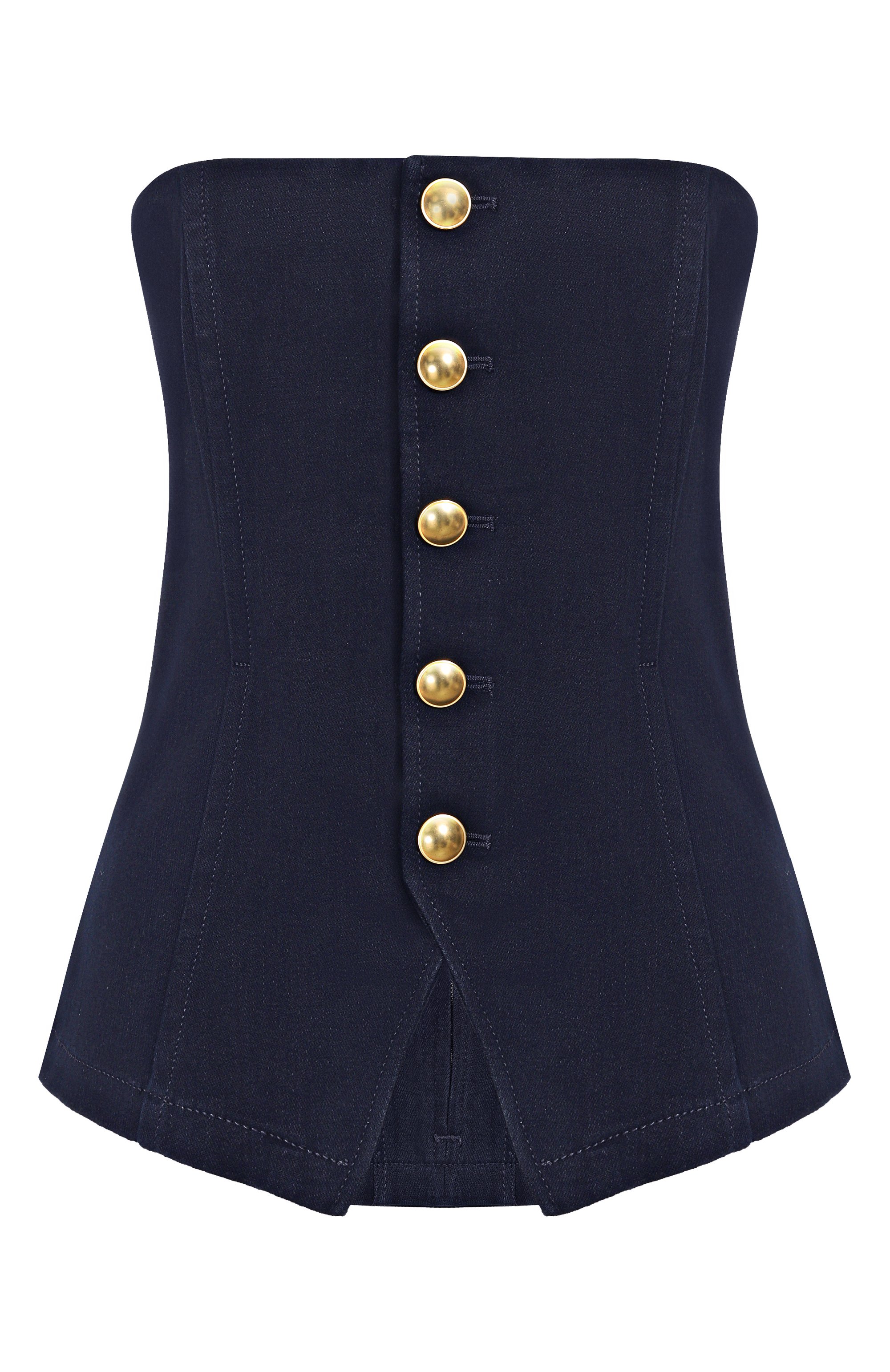 Джинсовый топ-корсет ronan PAIGE, арт. 1K27F72-C863, фото 1