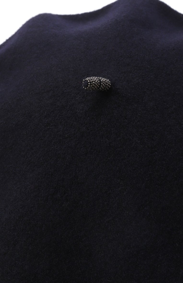 Шерстяной берет BRUNELLO CUCINELLI, арт. MCAP90136, фото 4
