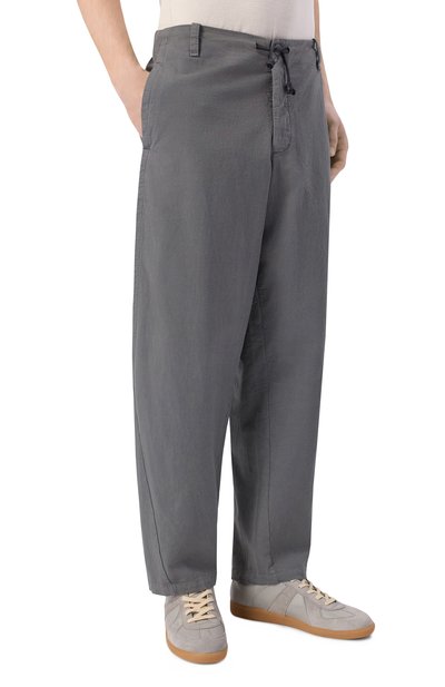 Брюки из хлопка и льна TRANSIT, арт. CFUTRCE140, фото 3