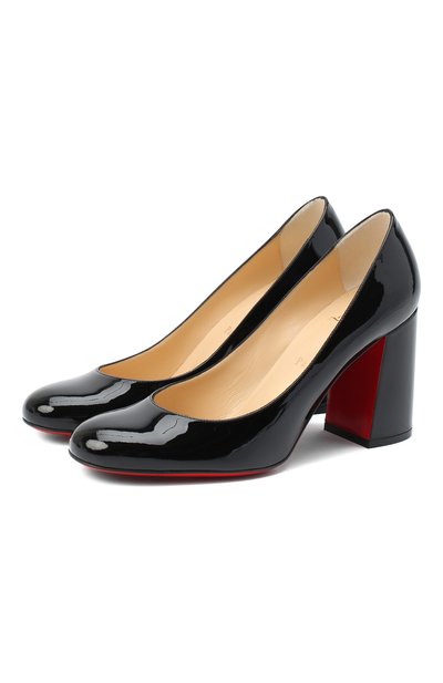 Кожаные туфли baobab 85 CHRISTIAN LOUBOUTIN, арт. baobab 85 patent, фото 1