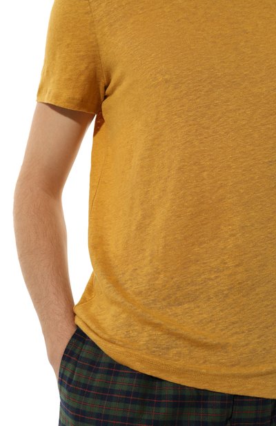 Льняная футболка DEREK ROSE, арт. 3163/J0RD005, фото 5