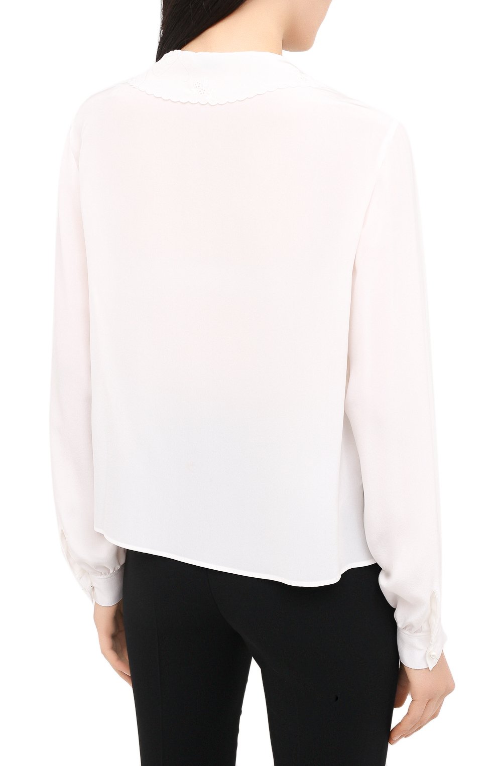 Шелковая блузка MIU MIU, арт. MK1430-102-F0K74, фото 4