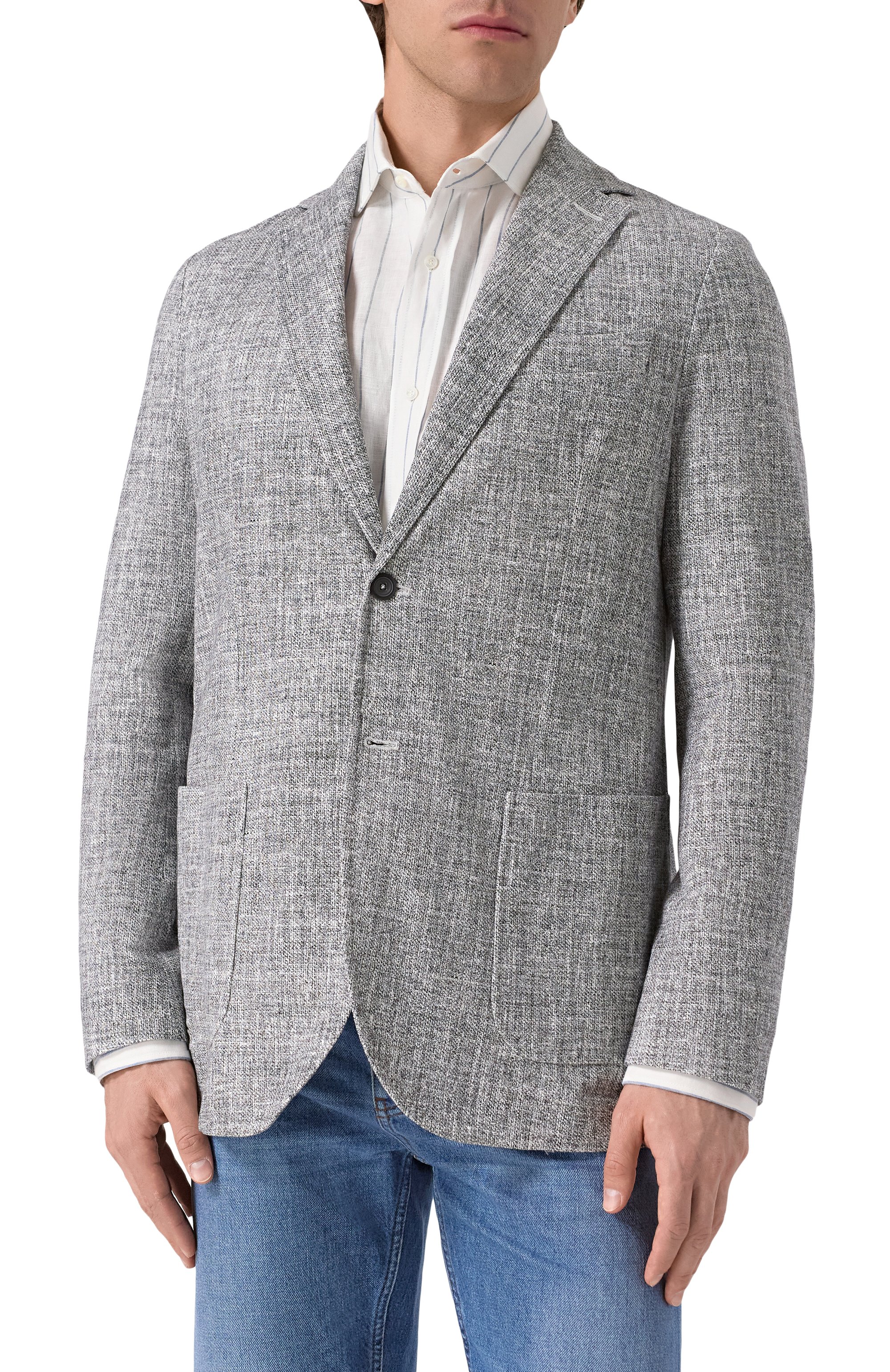 Хлопковый пиджак CIRCOLO 1901, арт. CN4744, фото 5