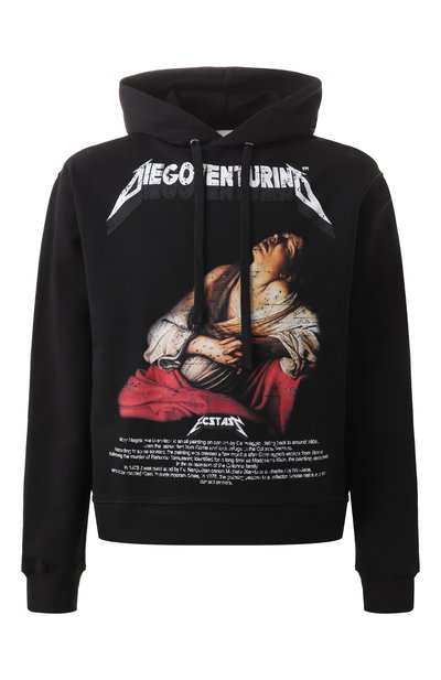 Мужской хлопковое худи DIEGO VENTURINO, арт. DVFLHDVE