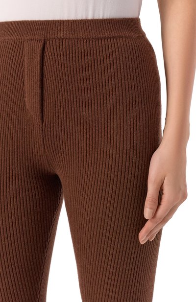 Легинсы из шерсти и кашемира MAX AND MOI коричневого цвета по цене 51100 руб., арт. H25B0NNIE, фото 5 Легинсы из шерсти и кашемира MAX AND MOI, арт. H25B0NNIE, фото 5