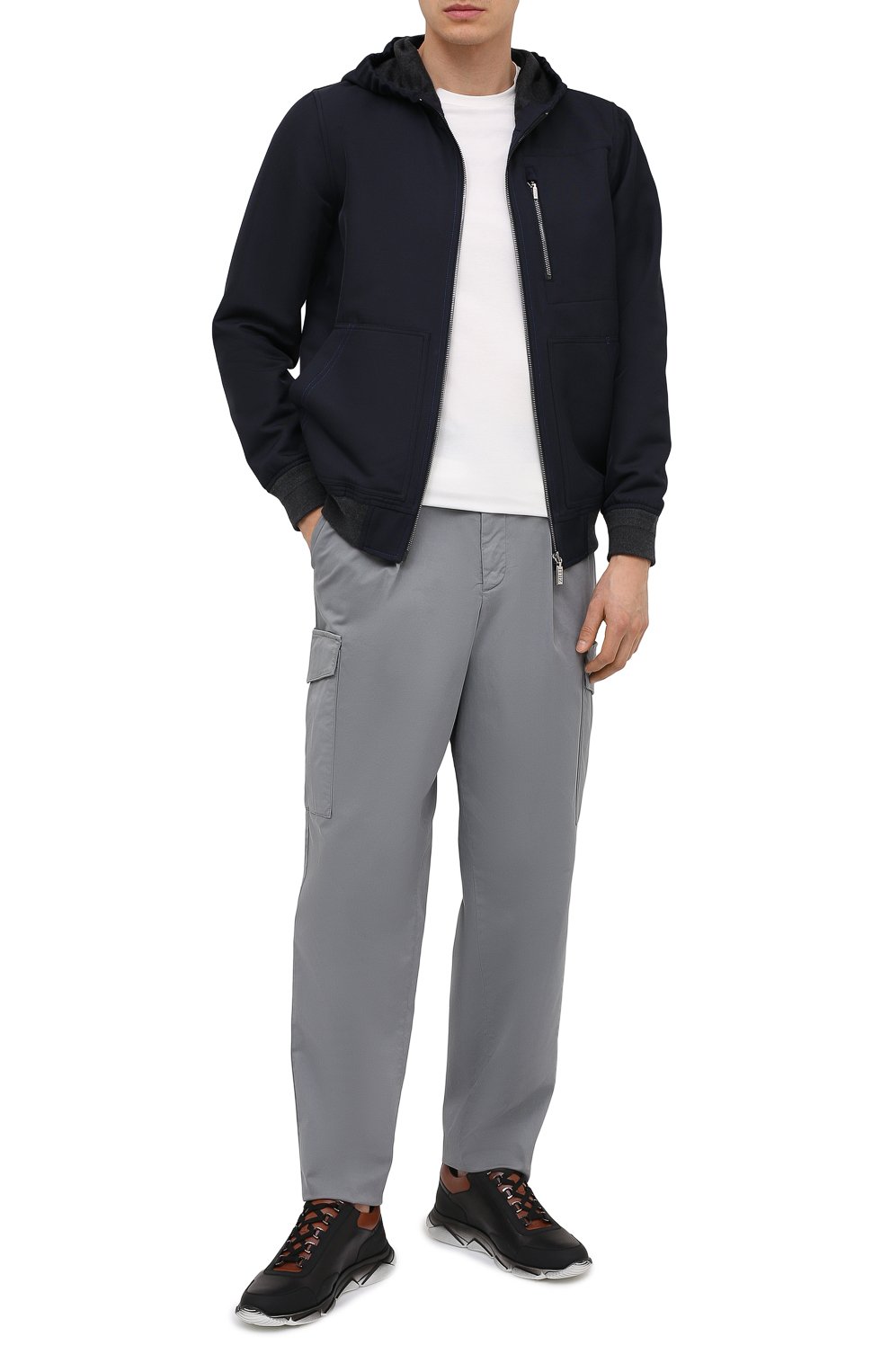 Хлопковая футболка ZILLI SPORT, арт. MFU-13075-447782/0014, фото 2