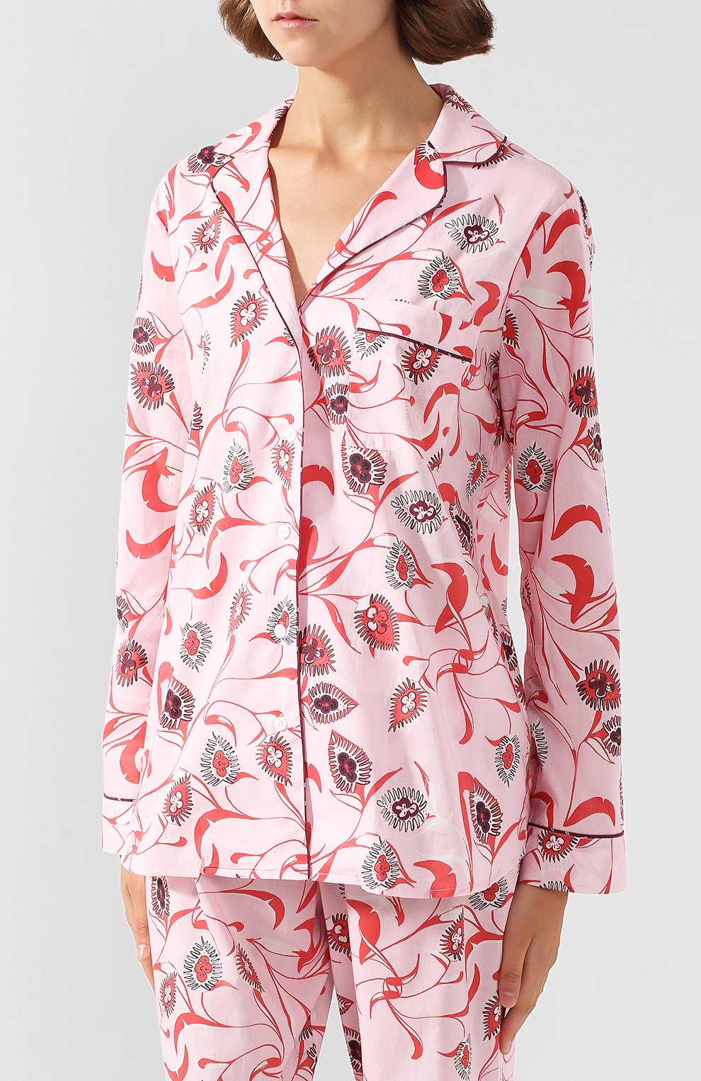 Хлопковая пижама с принтом YOLKE, арт. AW18-02C-PV-RA, фото 2