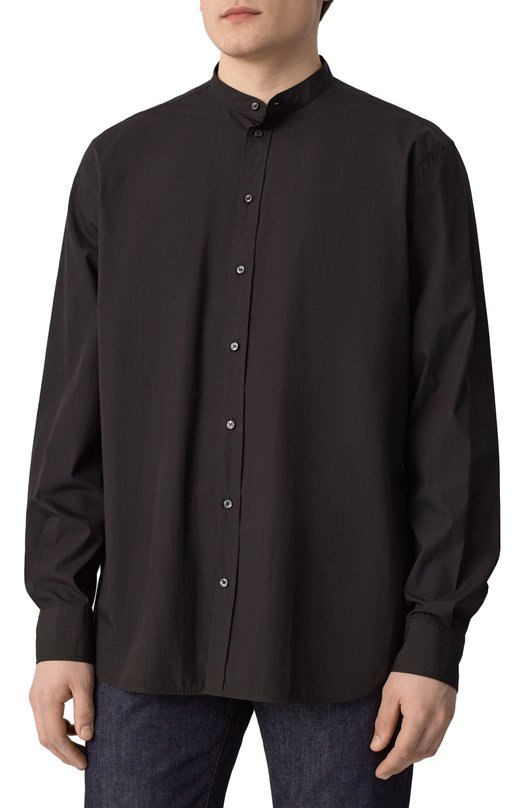 Хлопковая рубашка Dolce & Gabbana G5HR1T/FU5T9 Чёрный  G5HR1T/FU5T9 Фото 3