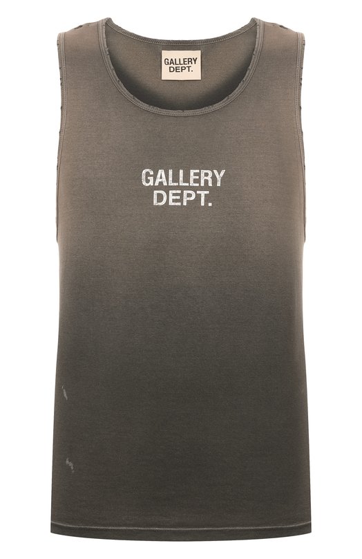 Хлопковая майка Gallery Dept. T0P006/C0TT0N Серый T0P006/C0TT0N