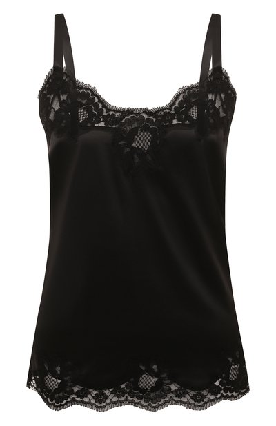 Топ из шелка и хлопка DOLCE & GABBANA, арт. 07A00T/FUAD8, фото 1