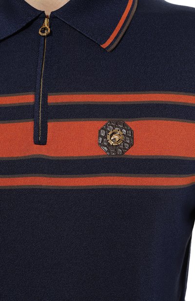 Поло из хлопка и шелка STEFANO RICCI, арт. K616321AZ2/F23234, фото 5