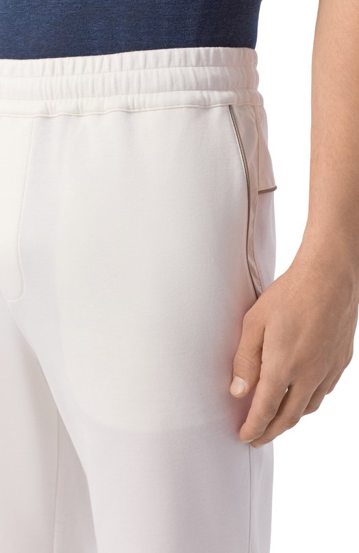 Шорты из шелка и хлопка MVST M26.2PM.T007/GELS0 12335.018 Белый  M26.2PM.T007/GELS0 12335.018 Фото 5