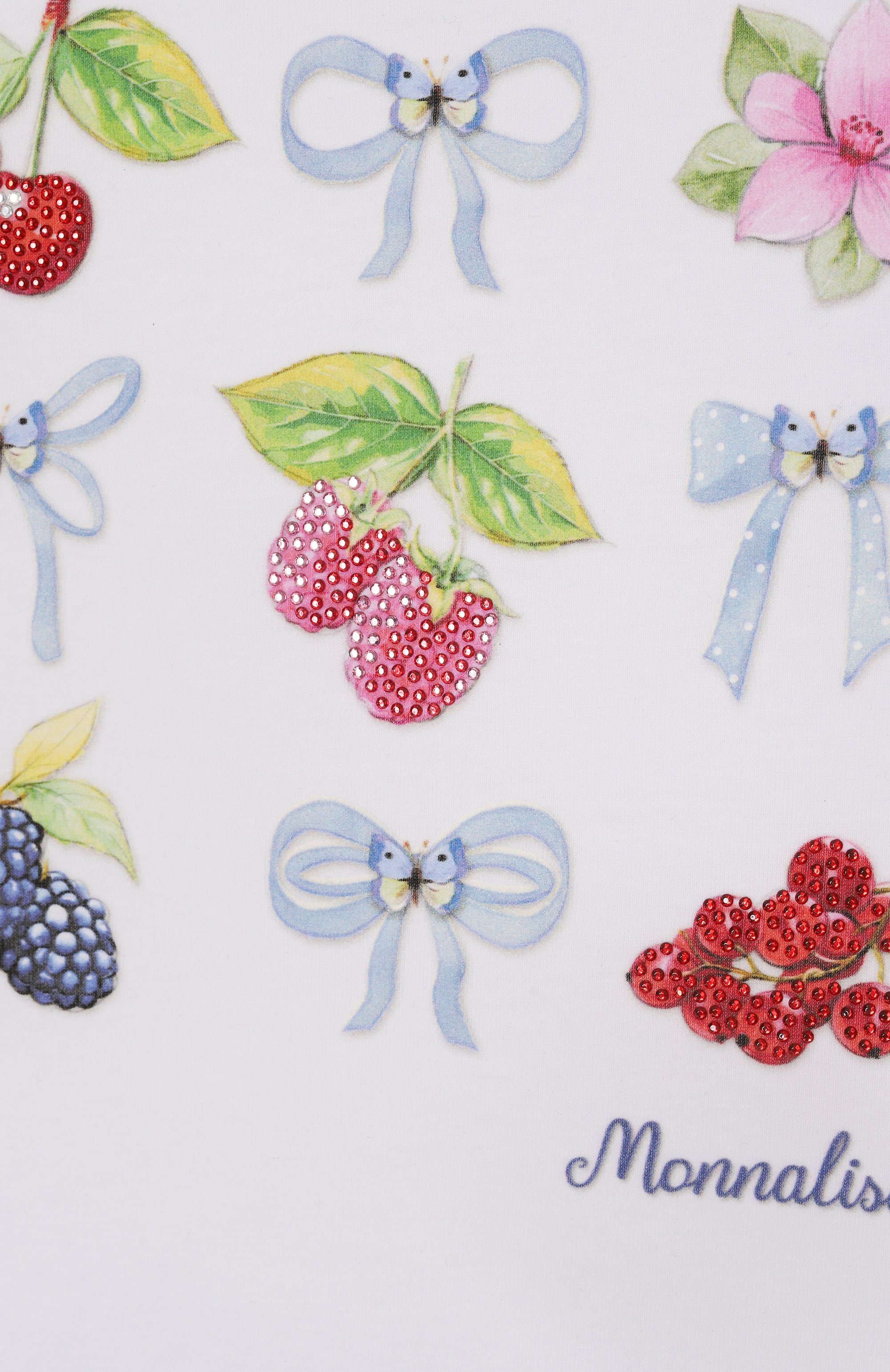 Хлопковое платье MONNALISA, арт. 19E918RU, фото 3