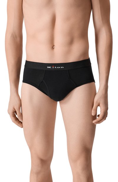 Мужские хлопковые брифы KITON, арт. UNWBX15K0727H02