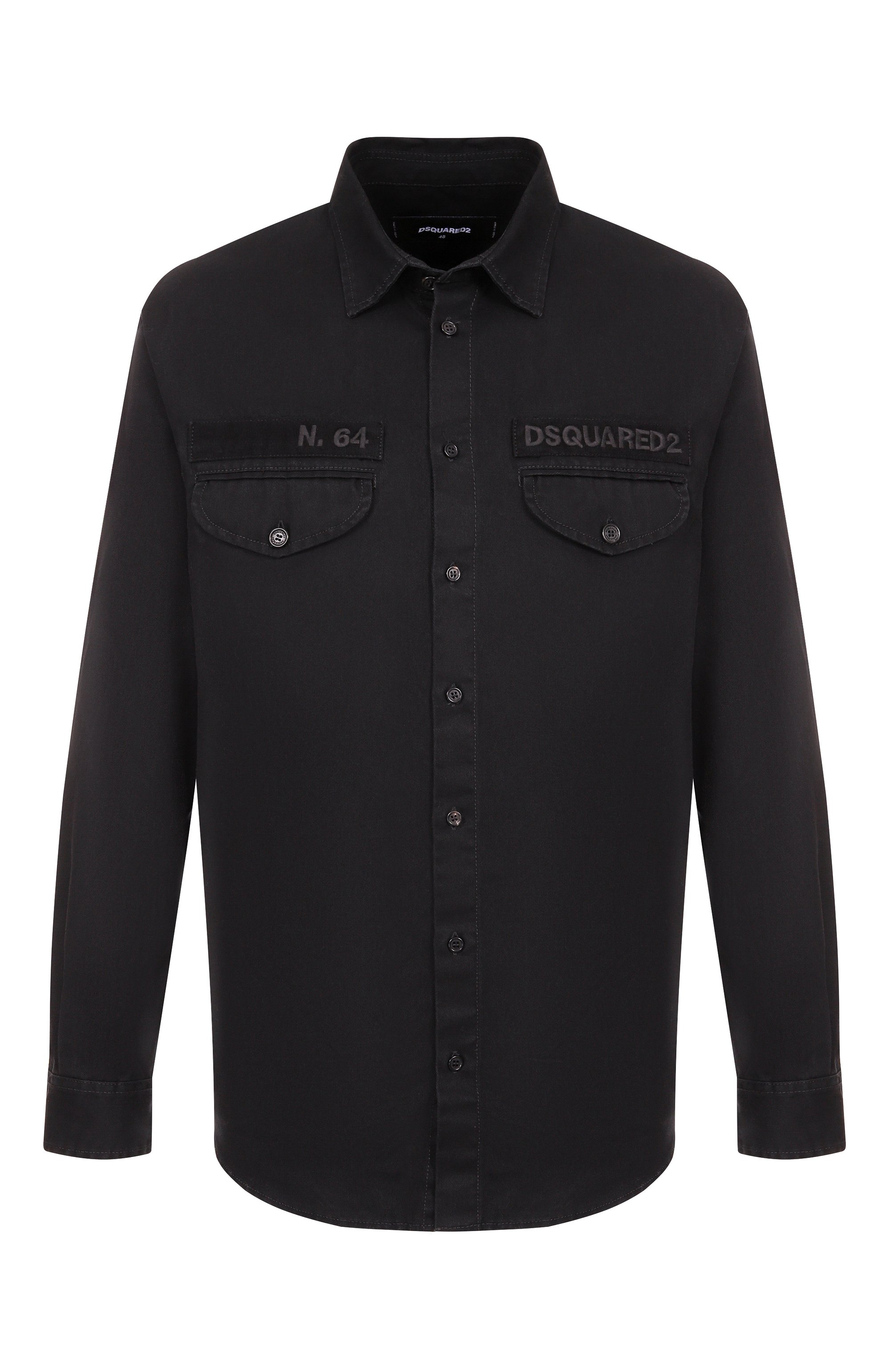 Хлопковая рубашка DSQUARED2, арт. S74DM0952/D35264, фото 1