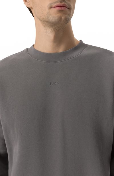 Хлопковый свитшот HUGO, арт. 50540920, фото 5