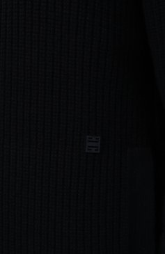 Мужской кардиган из шерсти и кашемира GIVENCHY темно-синего цвета, арт. BM90PW4YGB | Фото 5 (Материал внешний: Кашемир, Шерсть; Длина (для топов): Стандартные; Рукава: Длинные; Мужское Кросс-КТ: Кардиган-одежда; Стили: Кэжуэл; Застежка: Пуговицы)