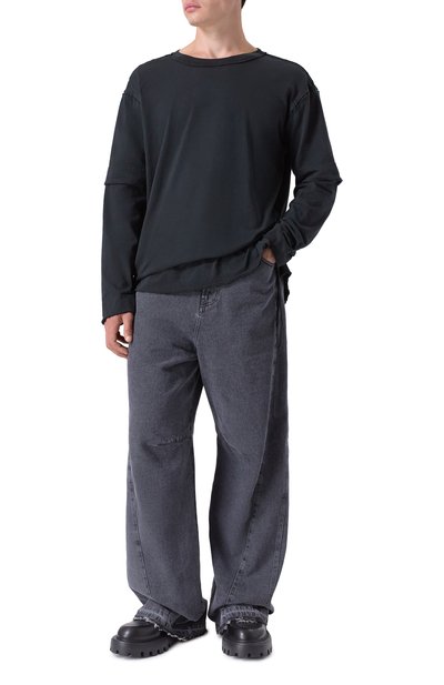 Хлопковый лонгслив ANDREA YA'AQOV, арт. 25MGUW56B/C0TT0N, фото 2