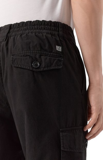 Хлопковые брюки-шорты C.P. COMPANY, арт. 18CMPA115A006475G, фото 5