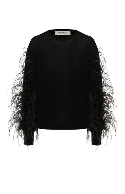 Женский пуловер из смеси шерсти и кашемира VALENTINO, арт. SB3KCA414S8