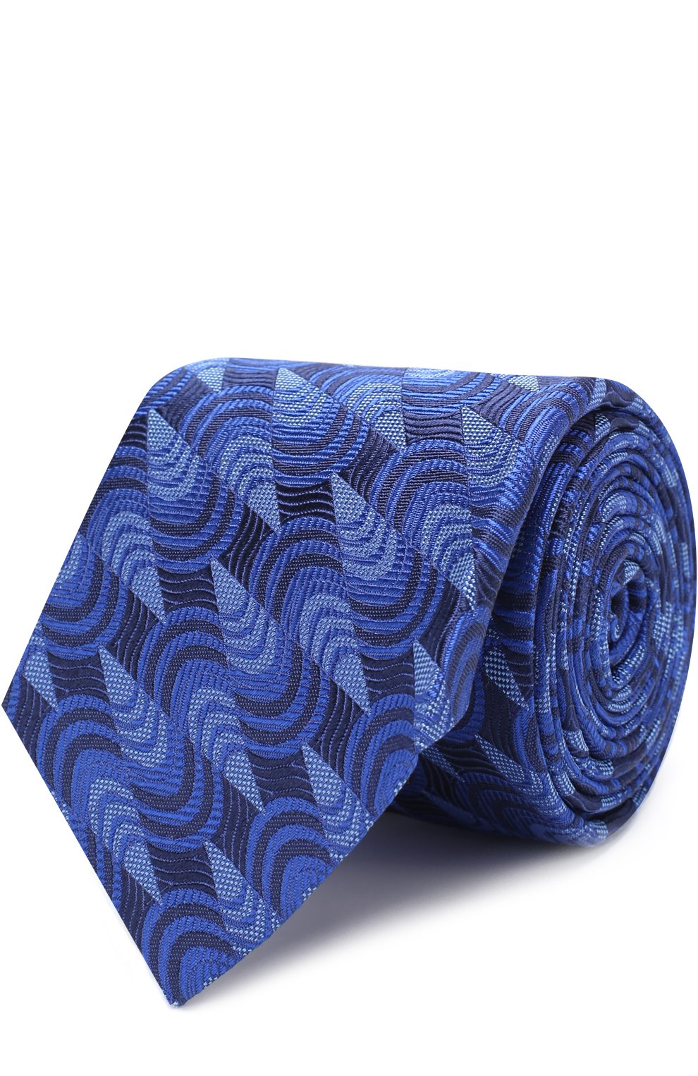Шелковый галстук с узором TURNBULL & ASSER, арт. TIE002-BB231, фото 1