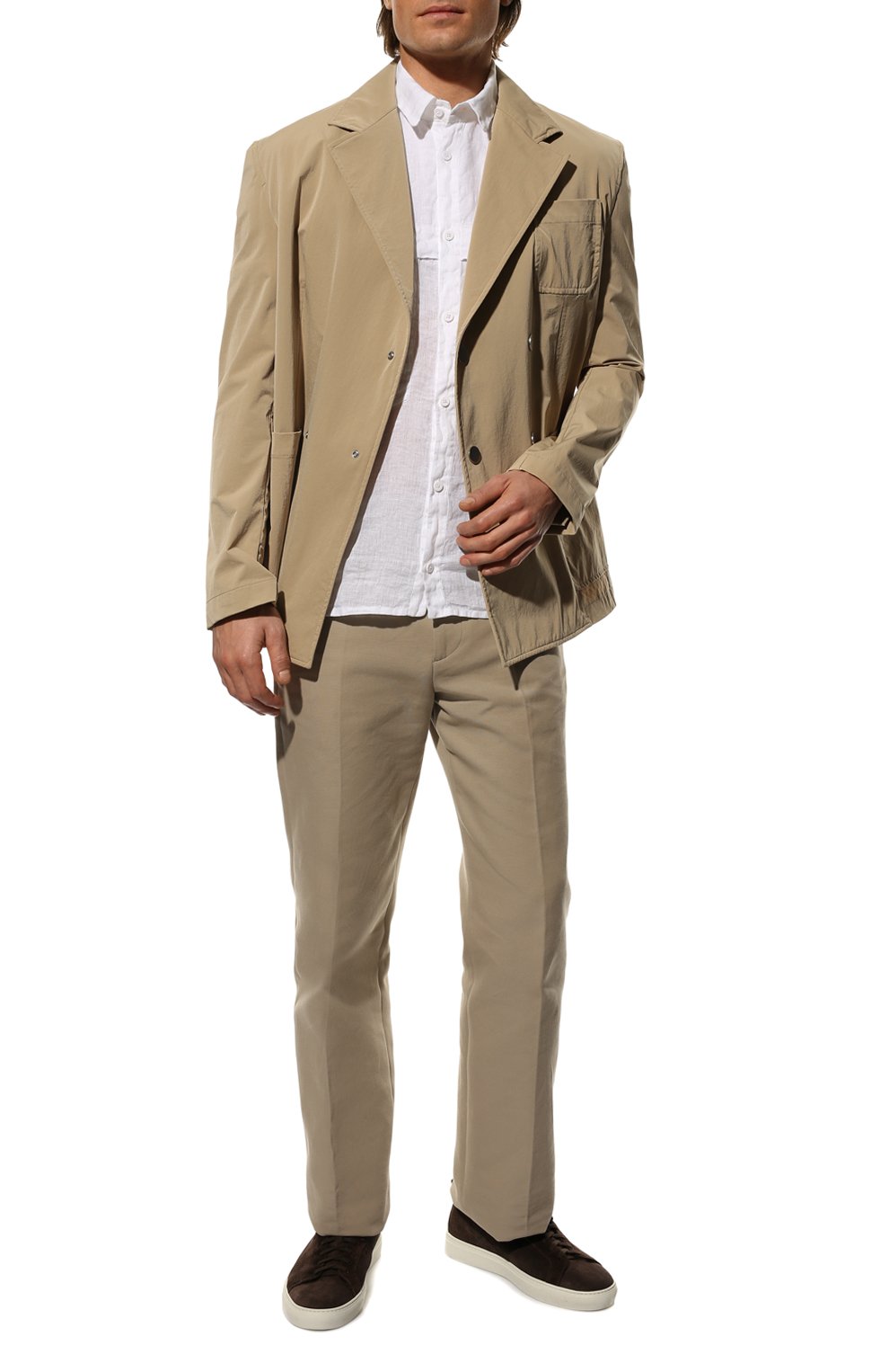 Льняная рубашка TRANSIT, арт. CFUTRQV311, фото 2