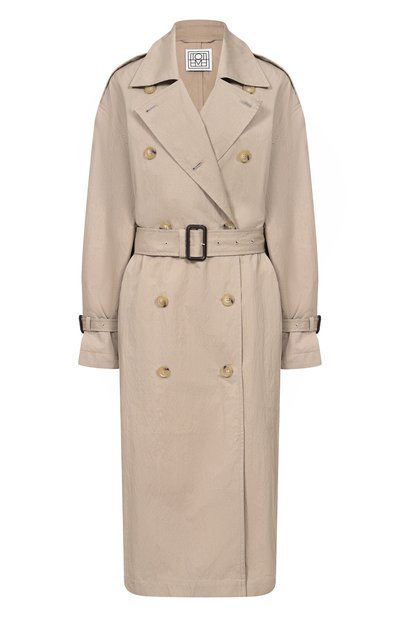 Женский хлопковый тренч TOTEME, арт. 252-WR00197-FB0410