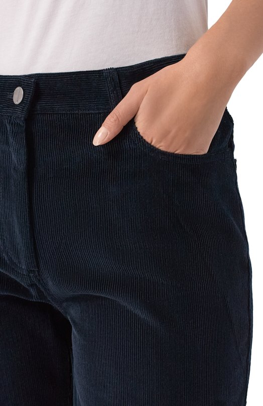 Вельветовые брюки TOTEME 261-WRB0341-FB0554 Синий  261-WRB0341-FB0554 Фото 5